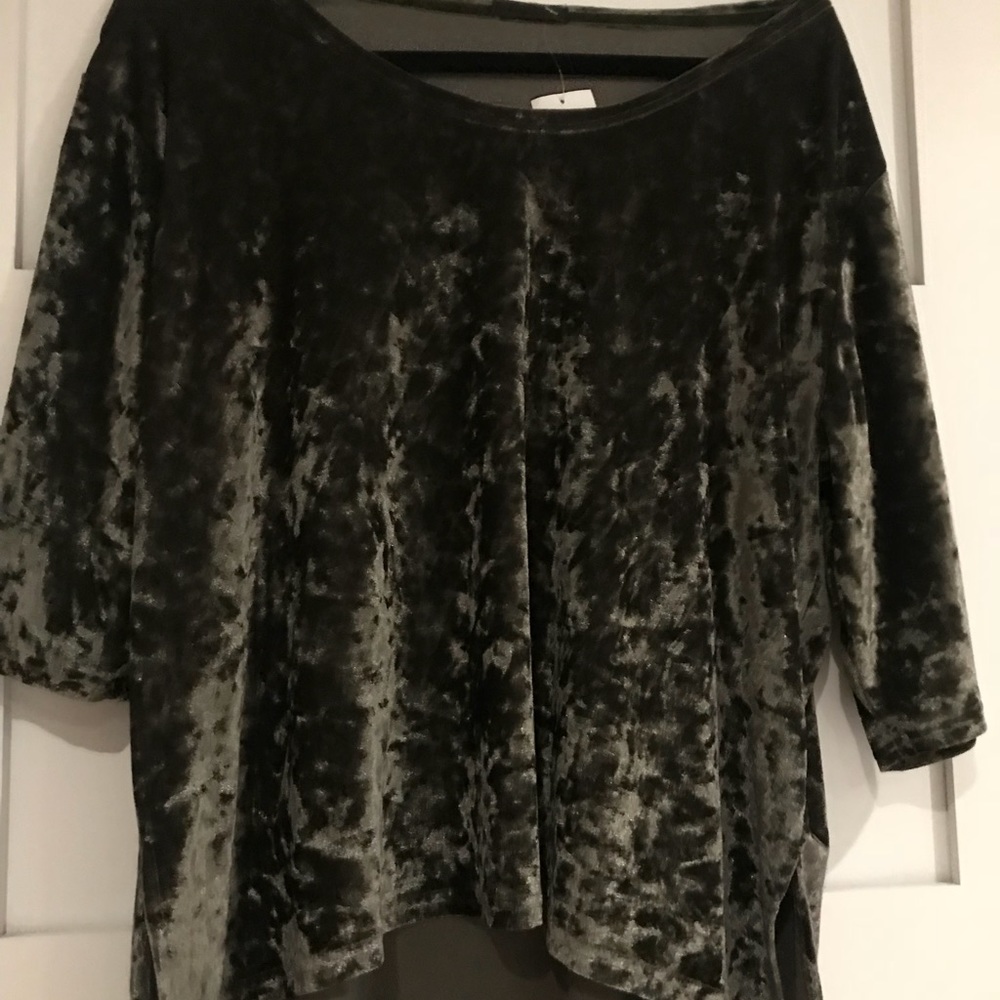 Green Velvet Tunic🦚 Like New